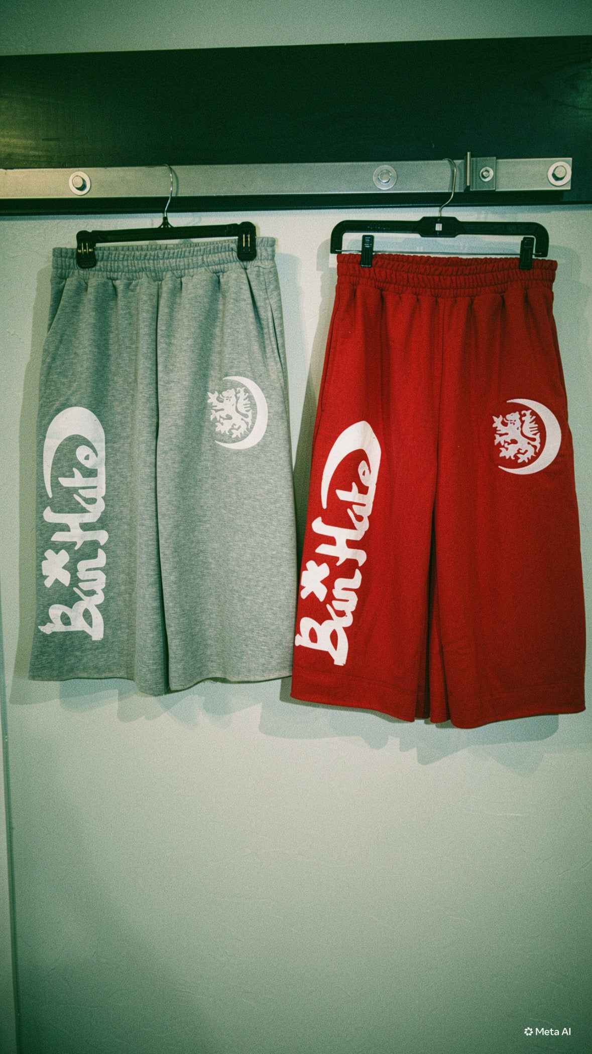Grey BanHate- Sweatshorts